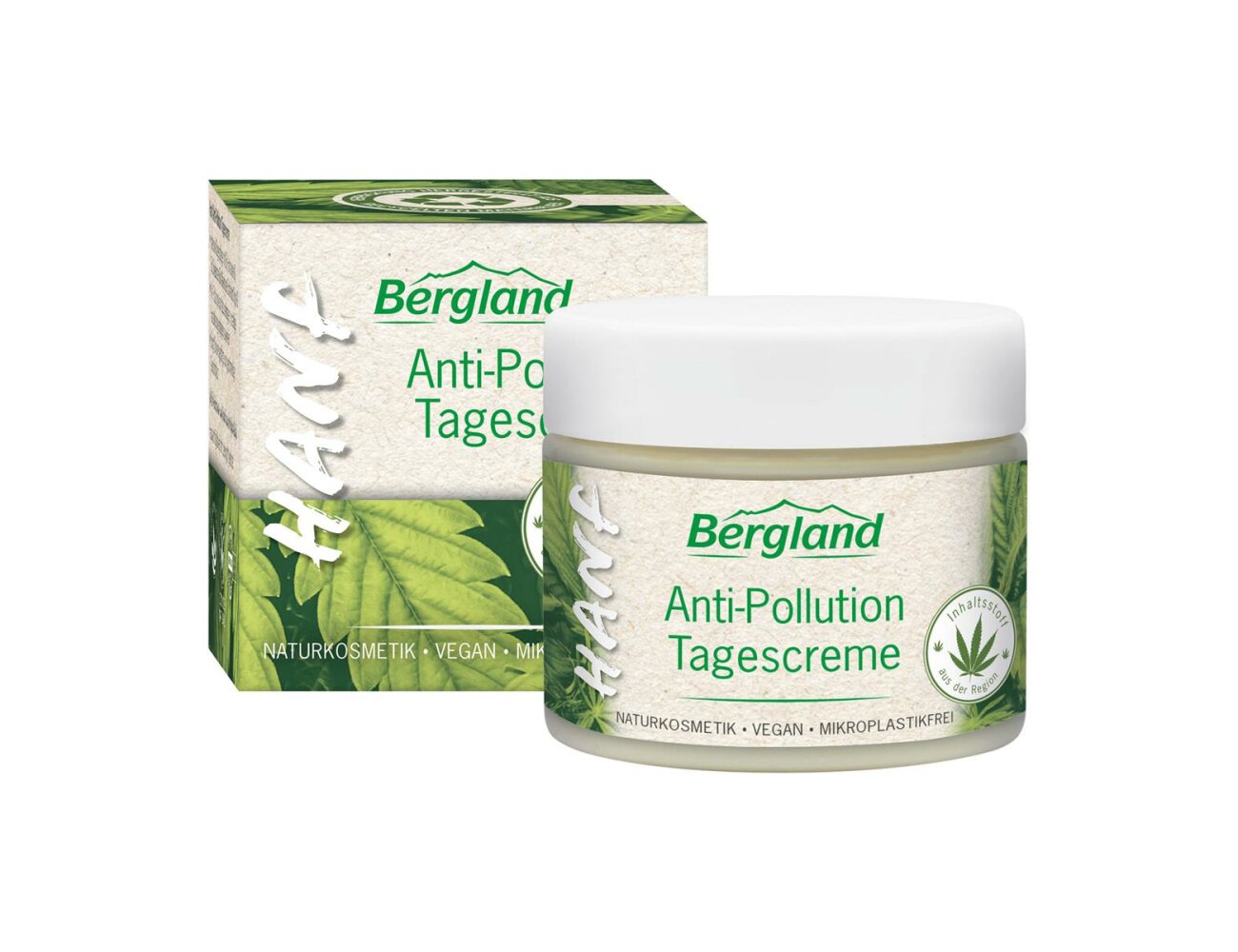 Bergland Hanf Anti-Pollution Tagescreme, 50 ml
