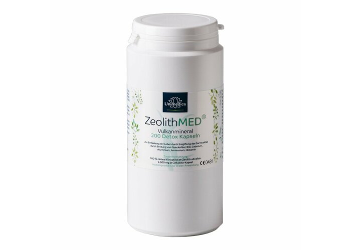 Unimedica Zeolith MED Detox, 200 Kapseln