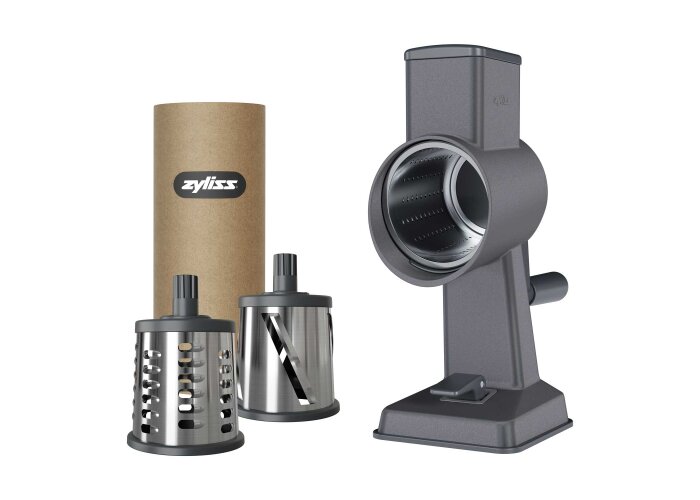 Zyliss Gourmet Trommelreibe mit 3 Trommeln