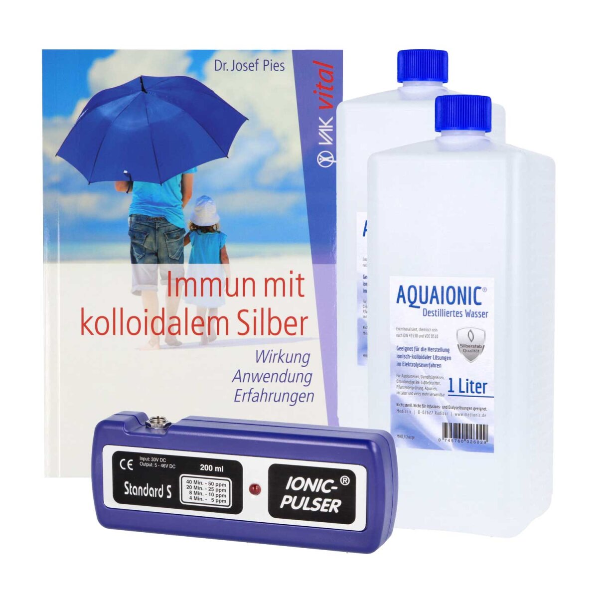 Ionic-Pulser® Standard S Silbergenerator Set 1