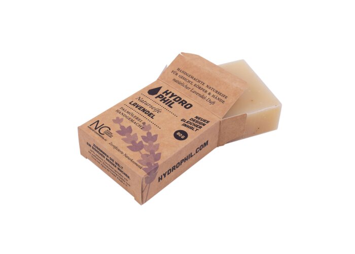 Hydrophil Naturseife Lavendel, 80 g