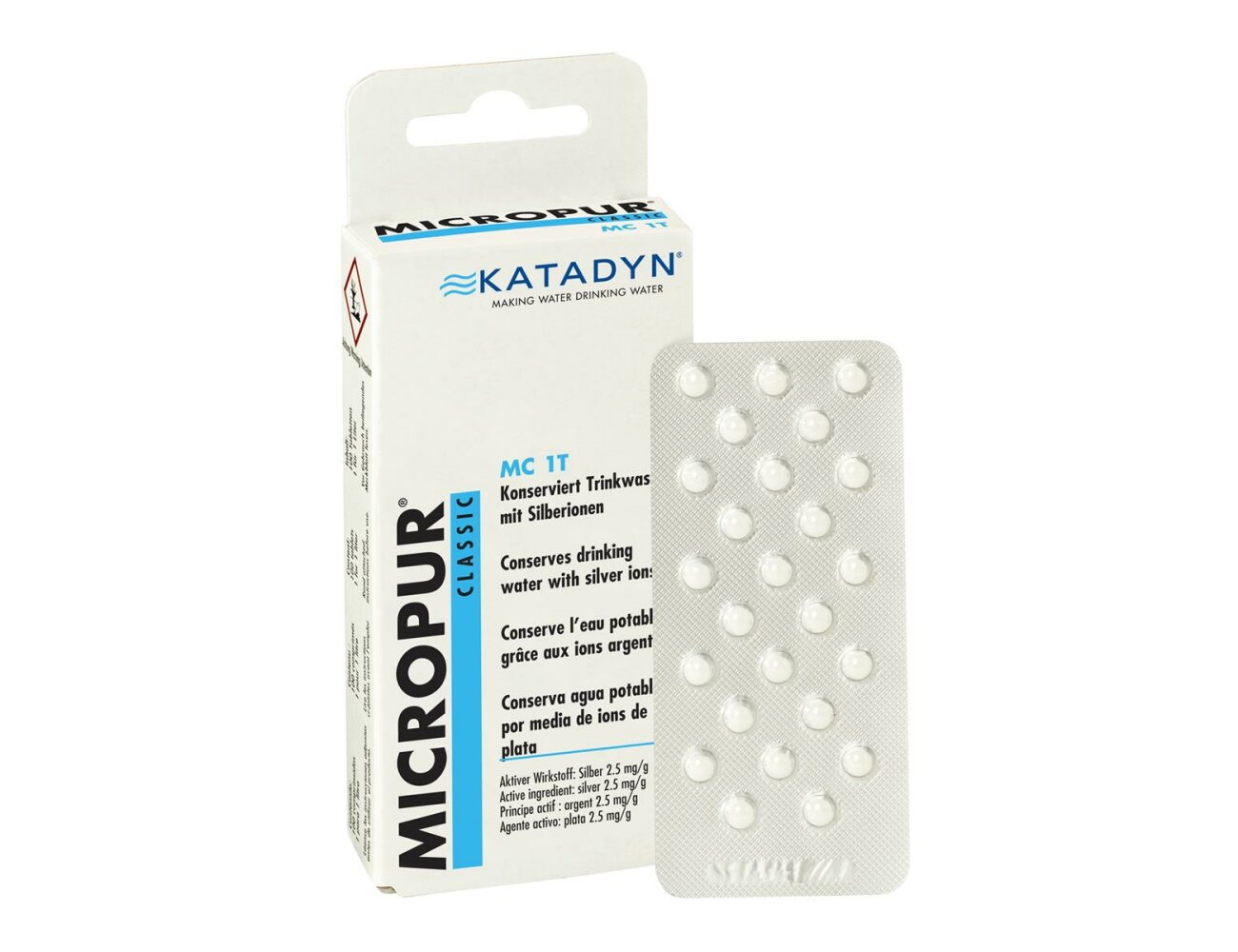 Katadyn Micropur Classic MC 1T, 100 Tab