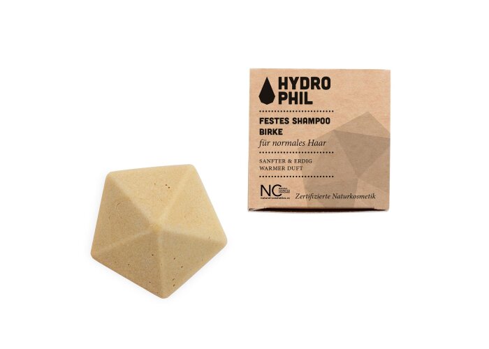 Hydrophil Festes Shampoo Birke - für normales Haar,...
