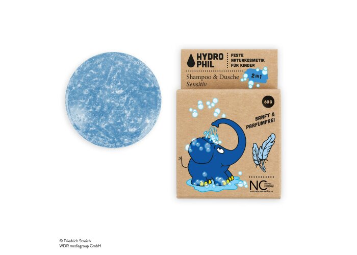 Hydrophil Kinder-Shampoo & Dusche Sensitiv - Elefant,...