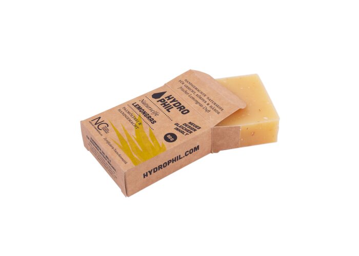 Hydrophil Naturseife Lemongras, 80 g
