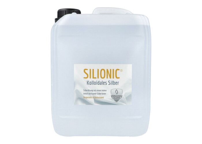 Silionic Kolloidales Silber, 25 ppm, 5 Liter