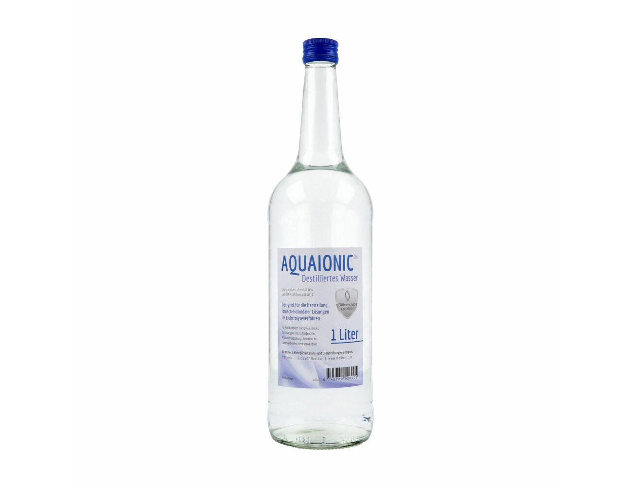 aquaionic destilliertes Wasser, Aqua dest,...