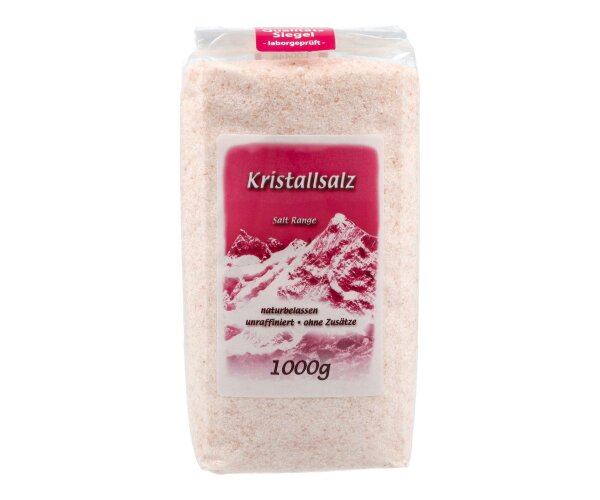 Natur Hurtig Himalaya Kristallsalz - fein, 1000 g Tüte