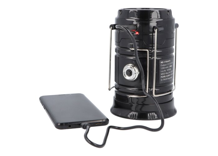 2er Set Semptec Solar-Camping-Laterne
