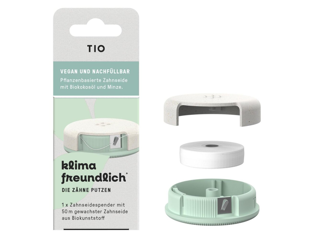 Tio Zahnseide gewachst, 50 m